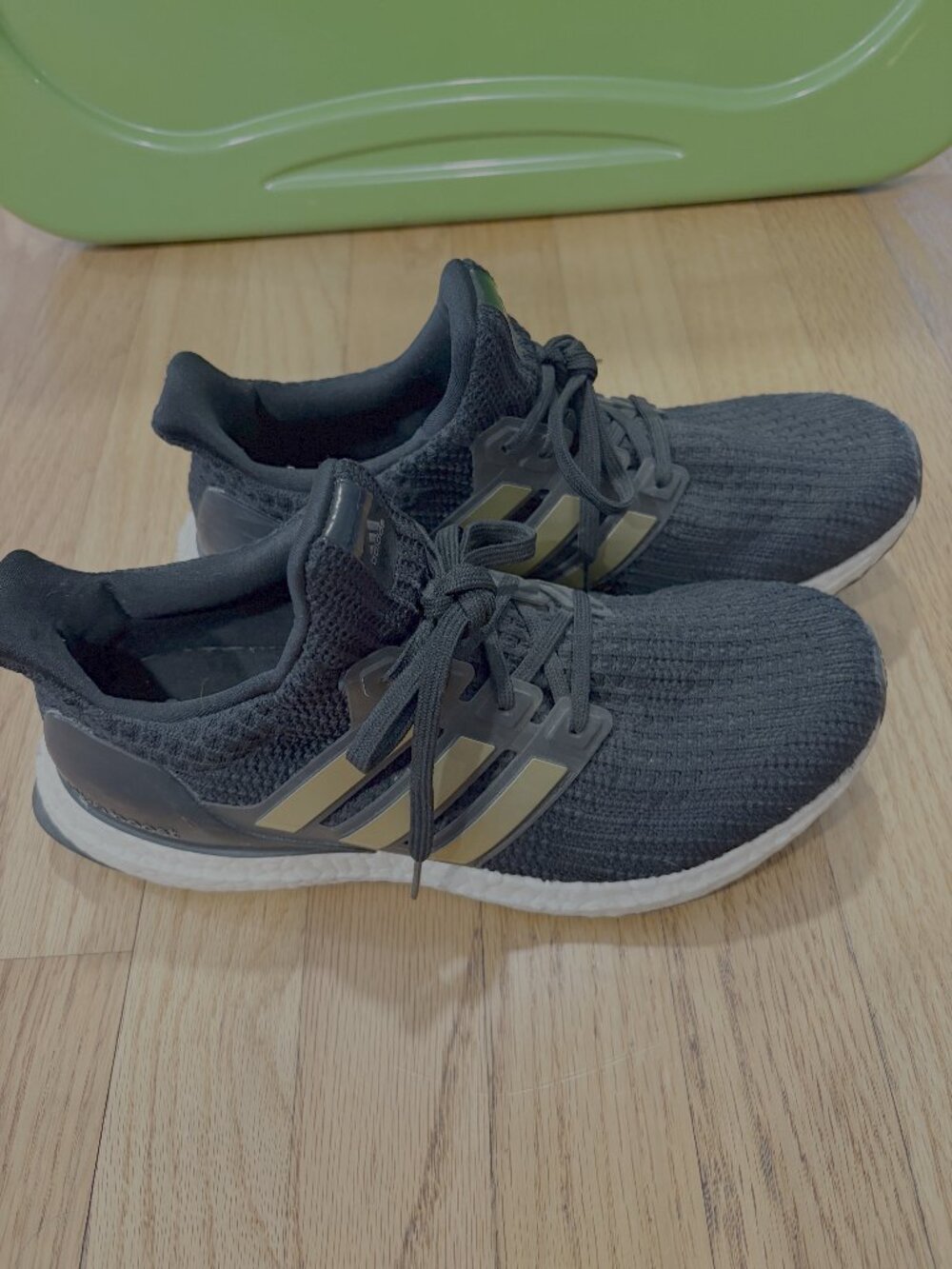 Adidas Women’s Ultraboost Sneakers (Size 8, Black/Gold)